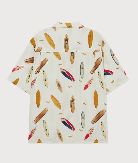 COVERNAT  夏威夷 Half-Shirt 象牙色衝浪板  JUN25