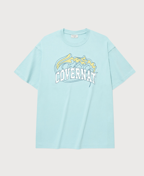 COVERNAT  波浪圖案 T 恤   JUN25