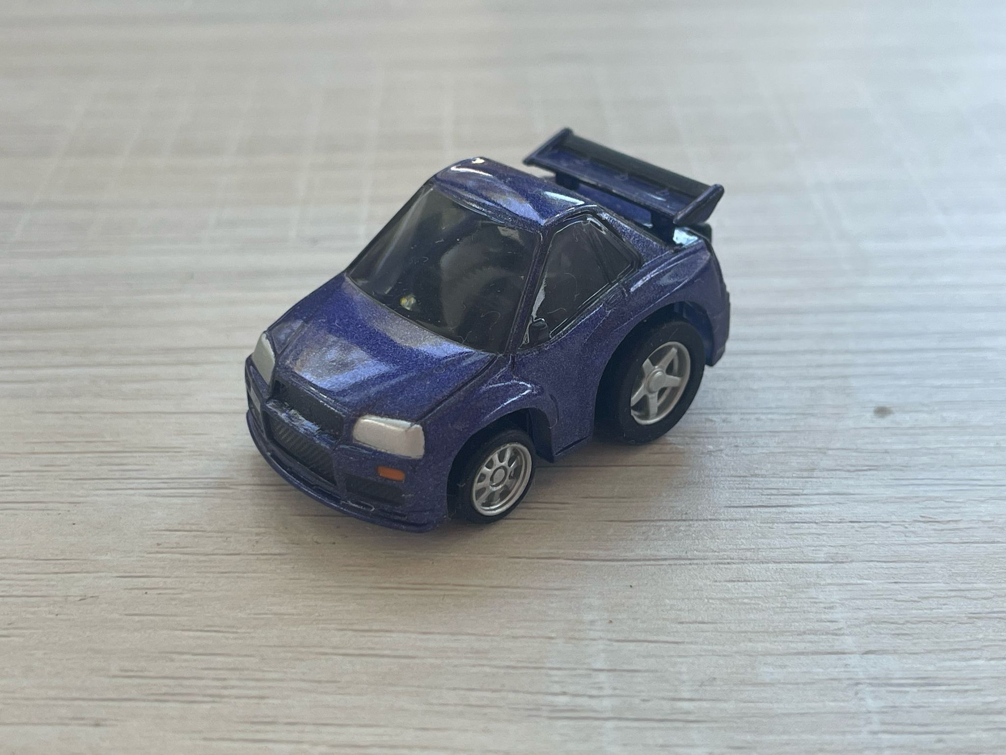 CHORO Q CHIBIKKO NISSAN SKYLINE GT-R R34 PURPLE