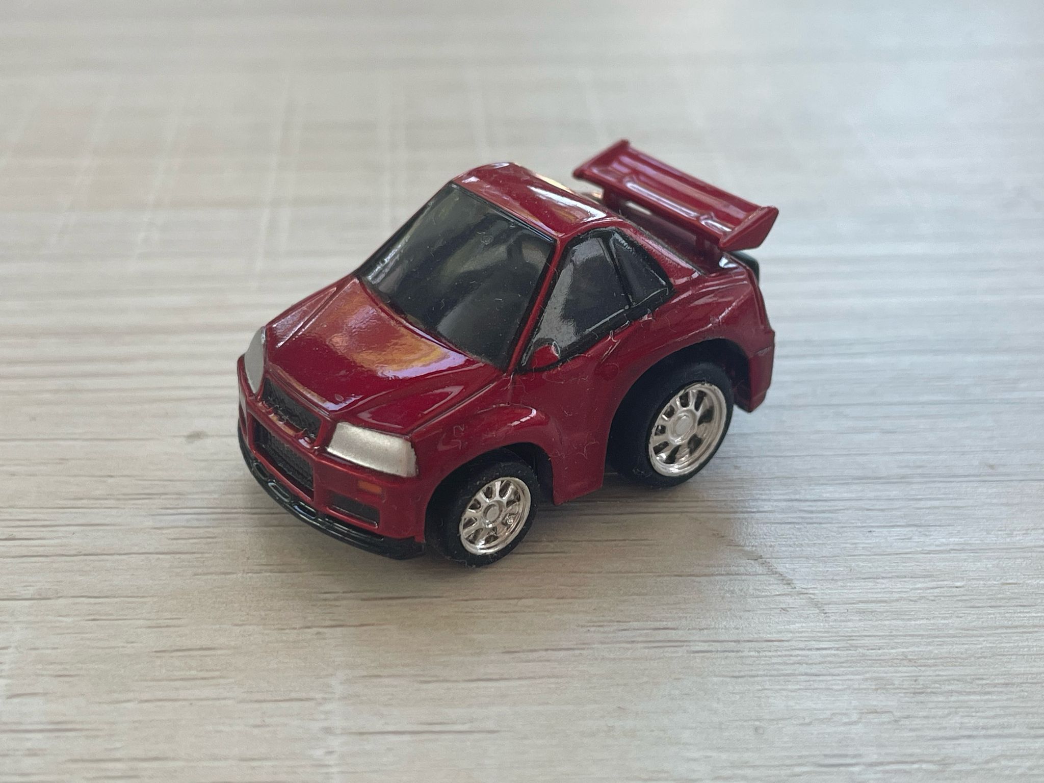 CHORO Q CHIBIKKO NISSAN SKYLINE GT-R R34 RED