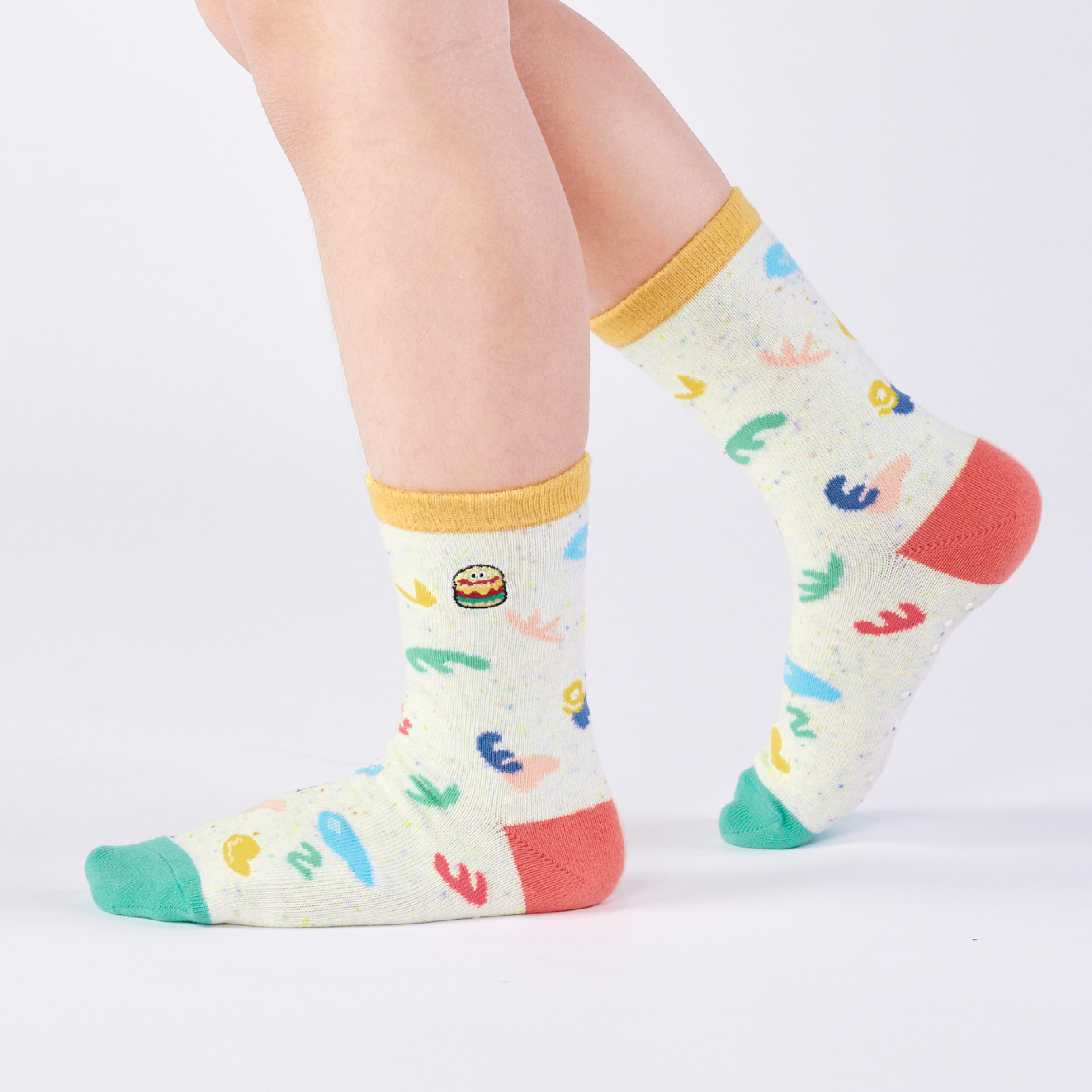 攀越自由〈白/兒童襪〉