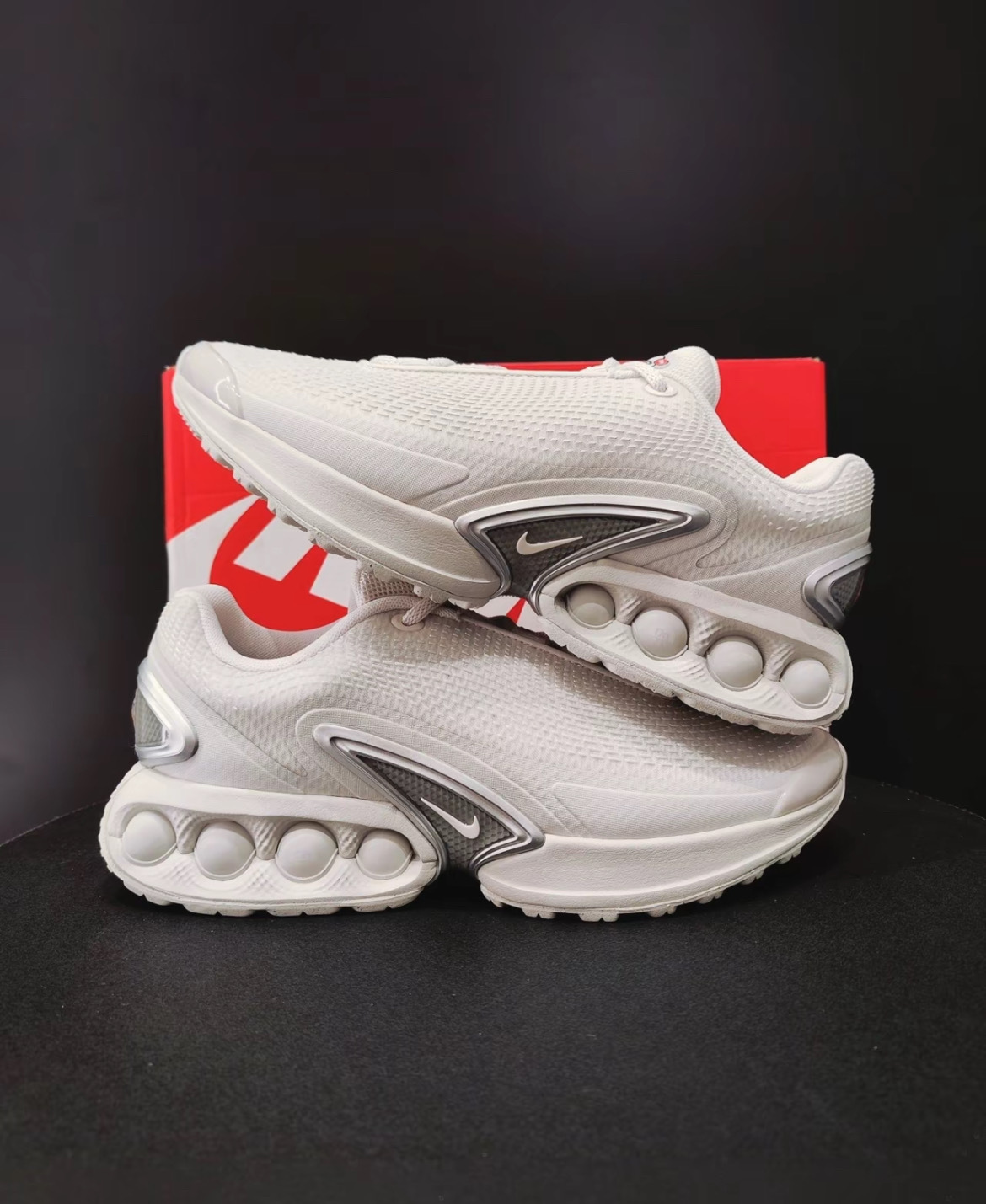 男鞋 NIKE AIR MAX DN 'Light Bone' 米白金屬銀 復古 氣墊 低筒 運動 休閒鞋【DV3337-013】