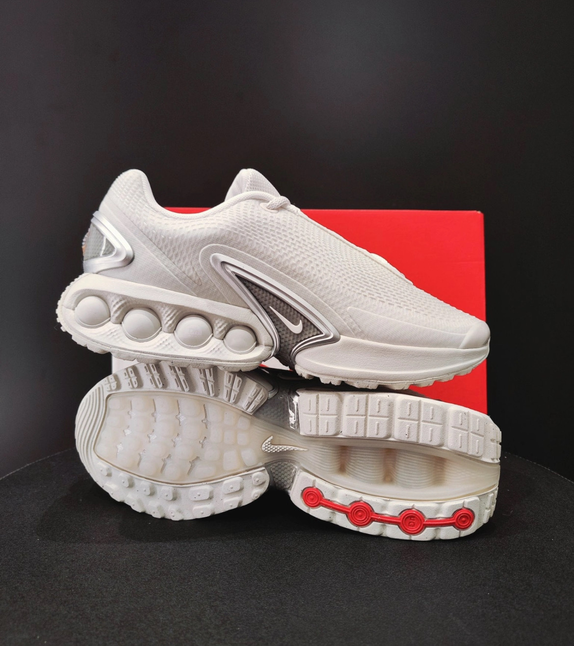 男鞋 NIKE AIR MAX DN 'Light Bone' 米白金屬銀 復古 氣墊 低筒 運動 休閒鞋【DV3337-013】