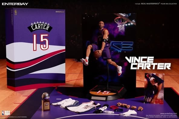 NBA公仔 Vince Carter ENTERBAY 1/6 NBA系列 RM-1096 加拿大航空 卡特 飛人 灌籃大賽 精緻公仔 全新