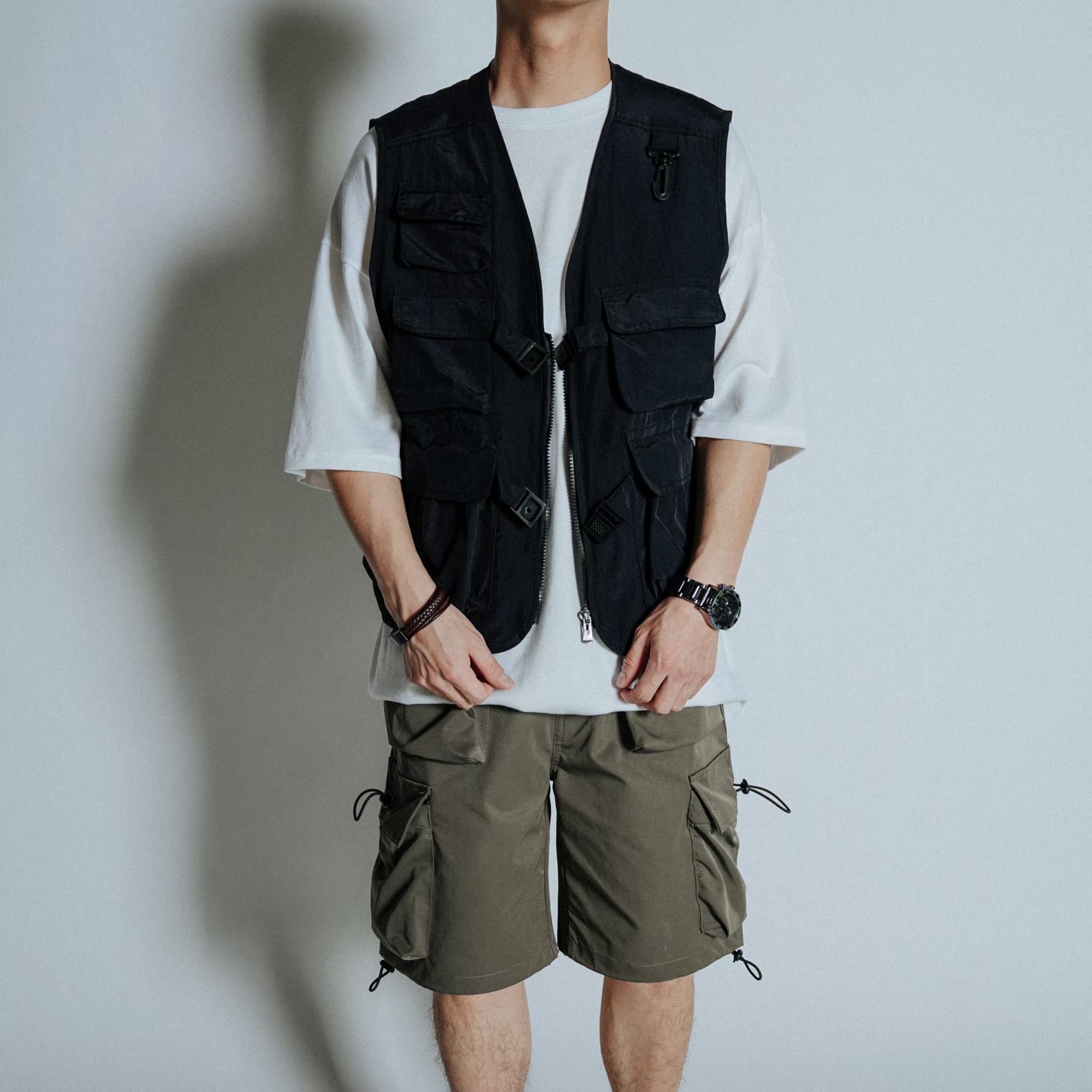 #預購 SBG 防潑水機能戰術釣魚工裝背心 三色0793