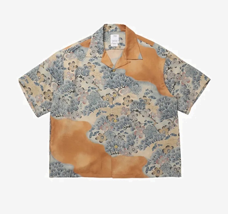 VISVIM 2025 S/S CROSBY SHIRT S/S JACQUARD (SILK) - PRE ORDER ITEM (預訂中)