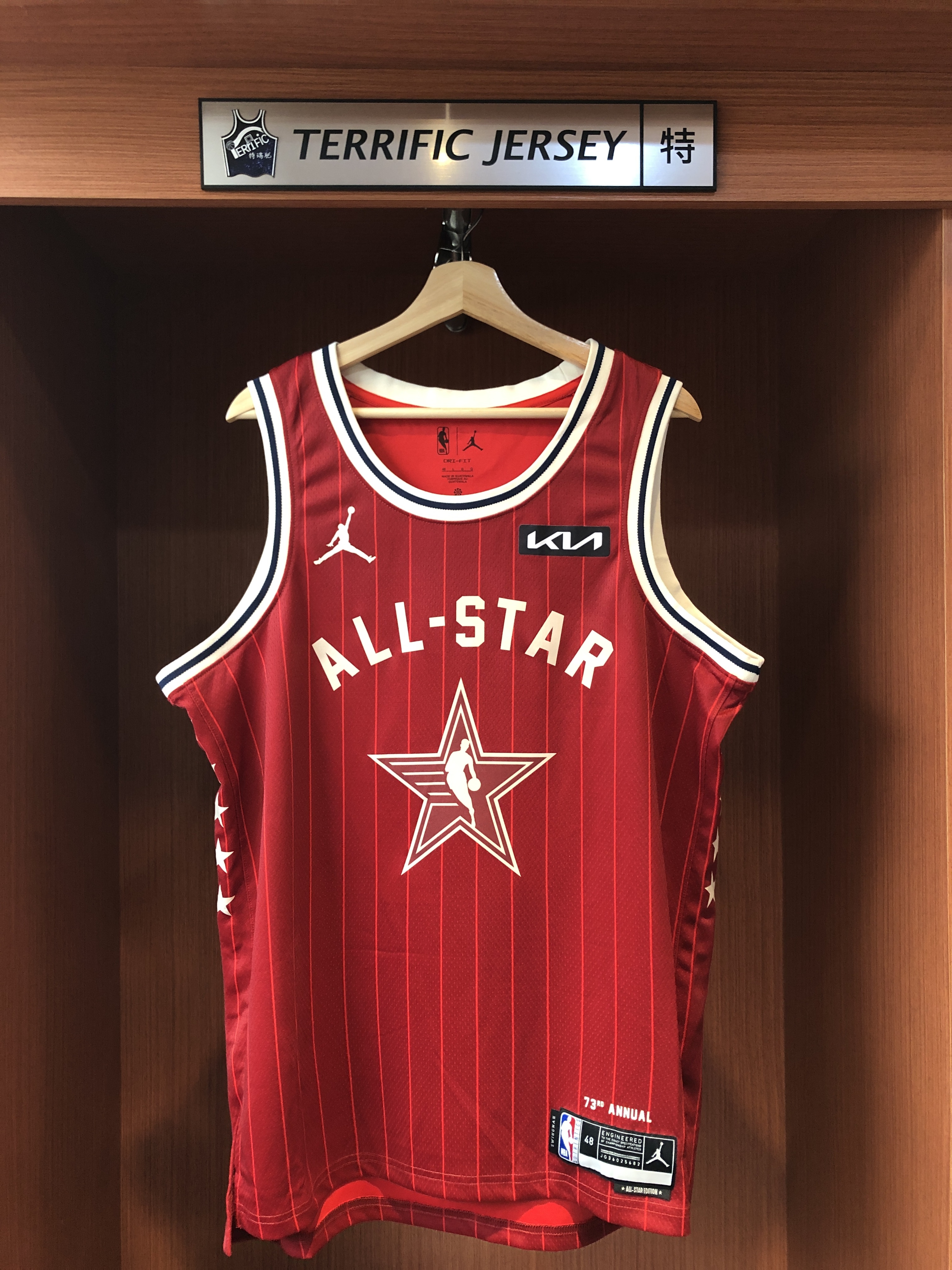 NBA球衣 Kevin Durant 23-24 明星賽 酒紅 All Star Jordan Swingman 球迷版 熱轉印 含贊助商標 全新