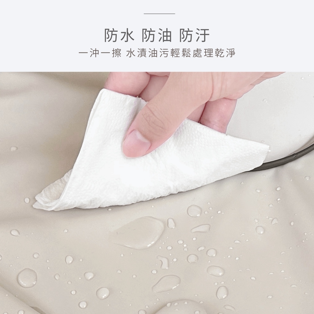 綿兔防水口袋兜兜-(三色)-PUKU