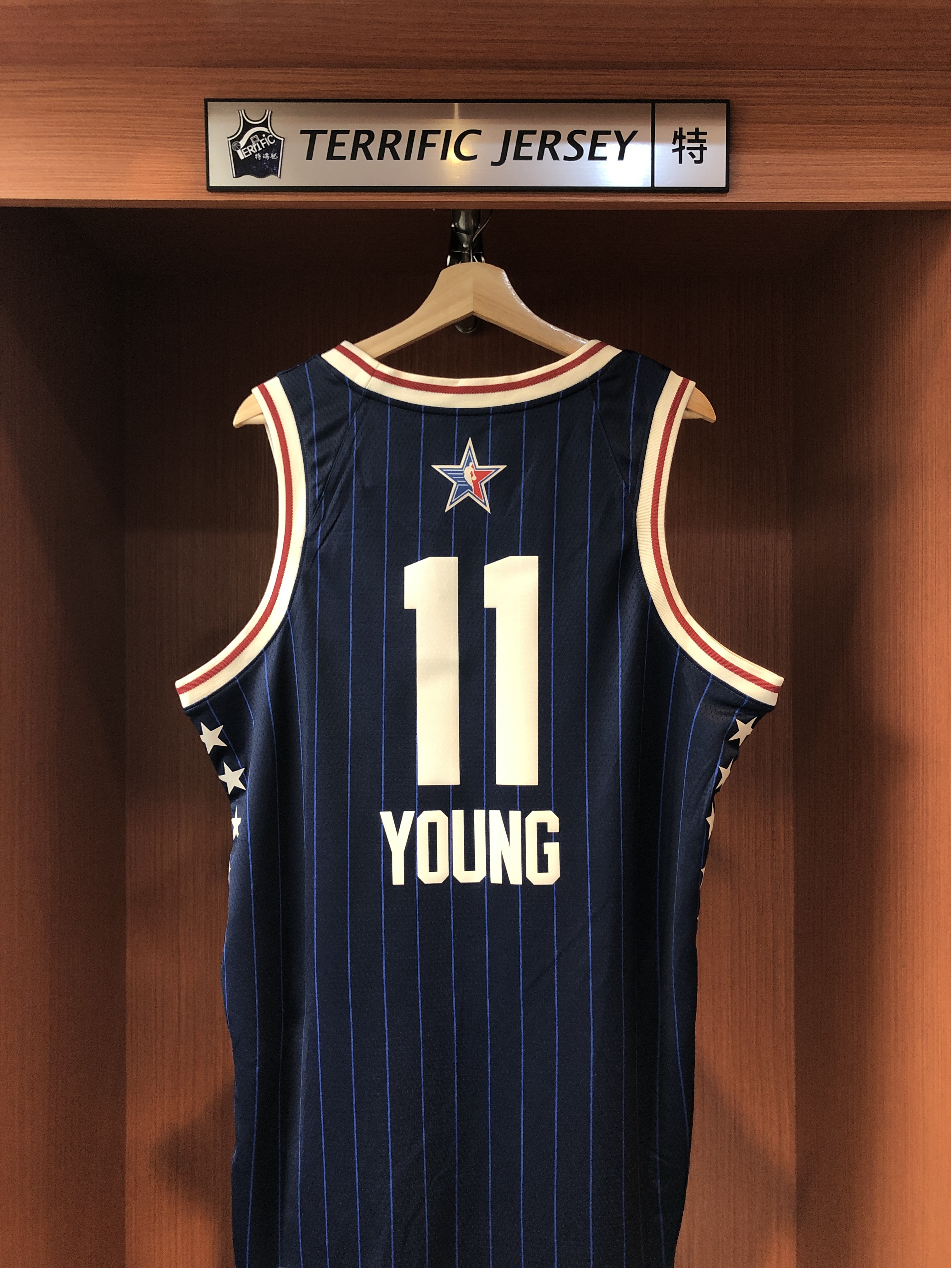 NBA球衣 Trae Young 23-24 明星賽 深藍 All Star Jordan Swingman 球迷版 熱轉印 全新