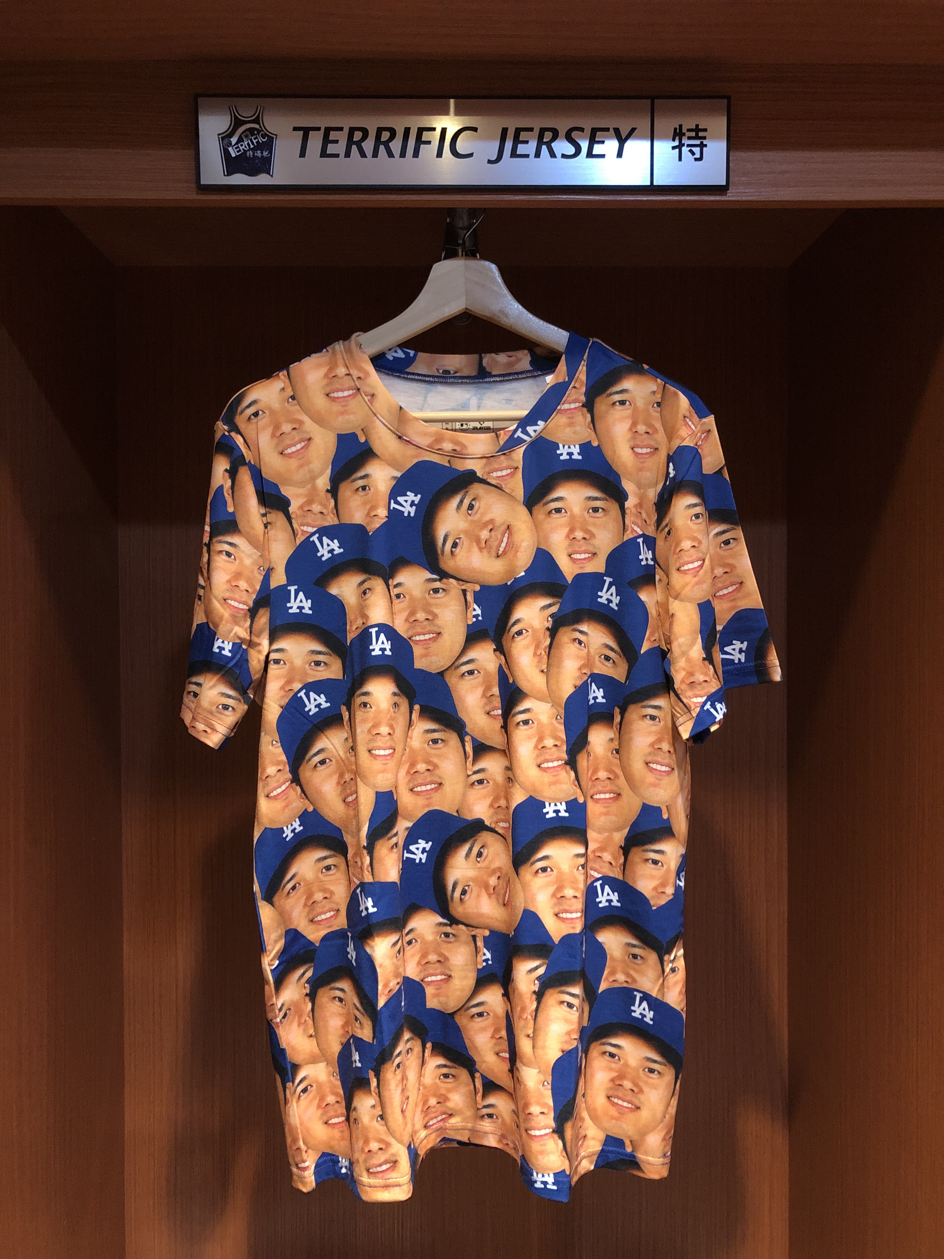 MLB短袖 Shohei Ohtani 洛杉磯道奇 滿版 大谷 Foco Tee 棉質 聚脂纖維 短袖 全新