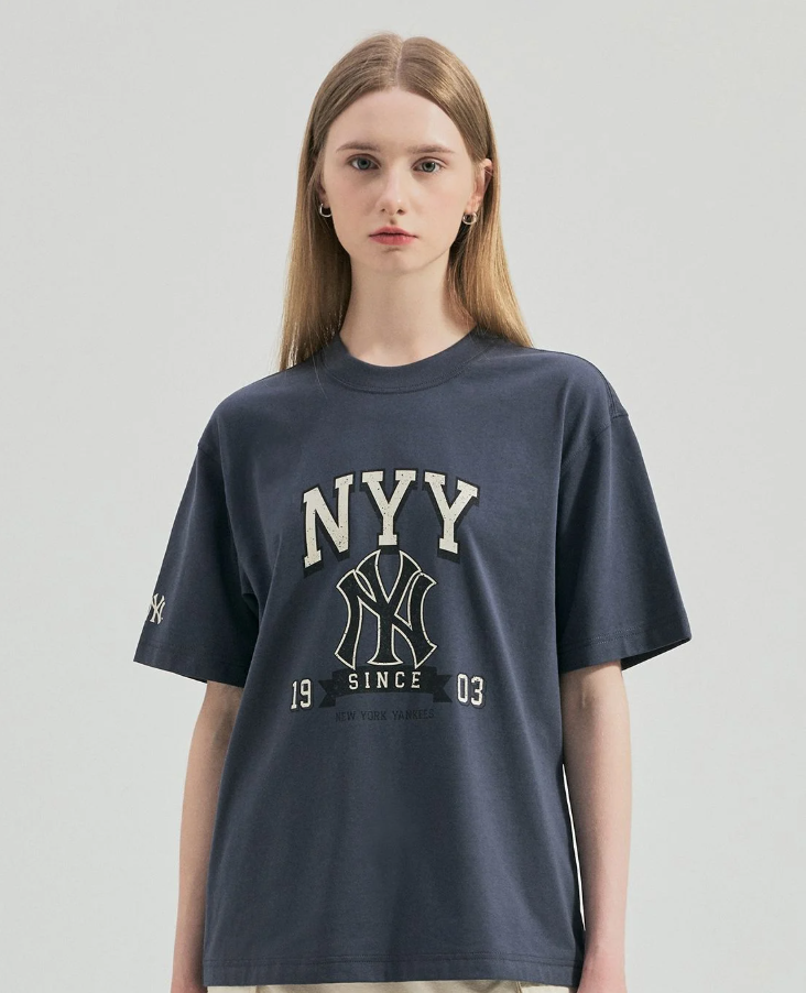 【直播】MLB LL062538 logo圖案短袖上衣