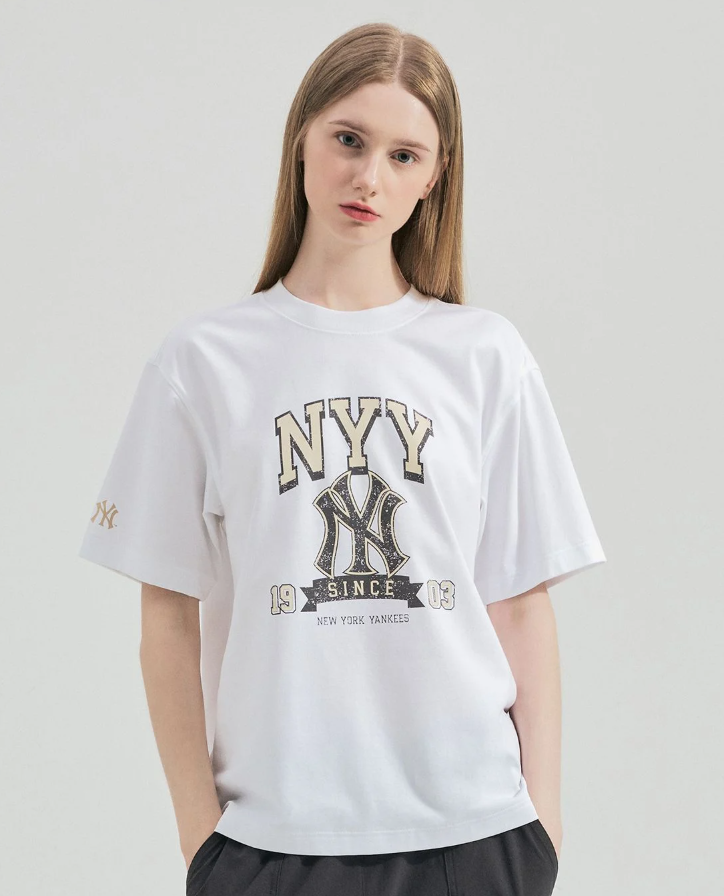 【直播】MLB LL062538 logo圖案短袖上衣