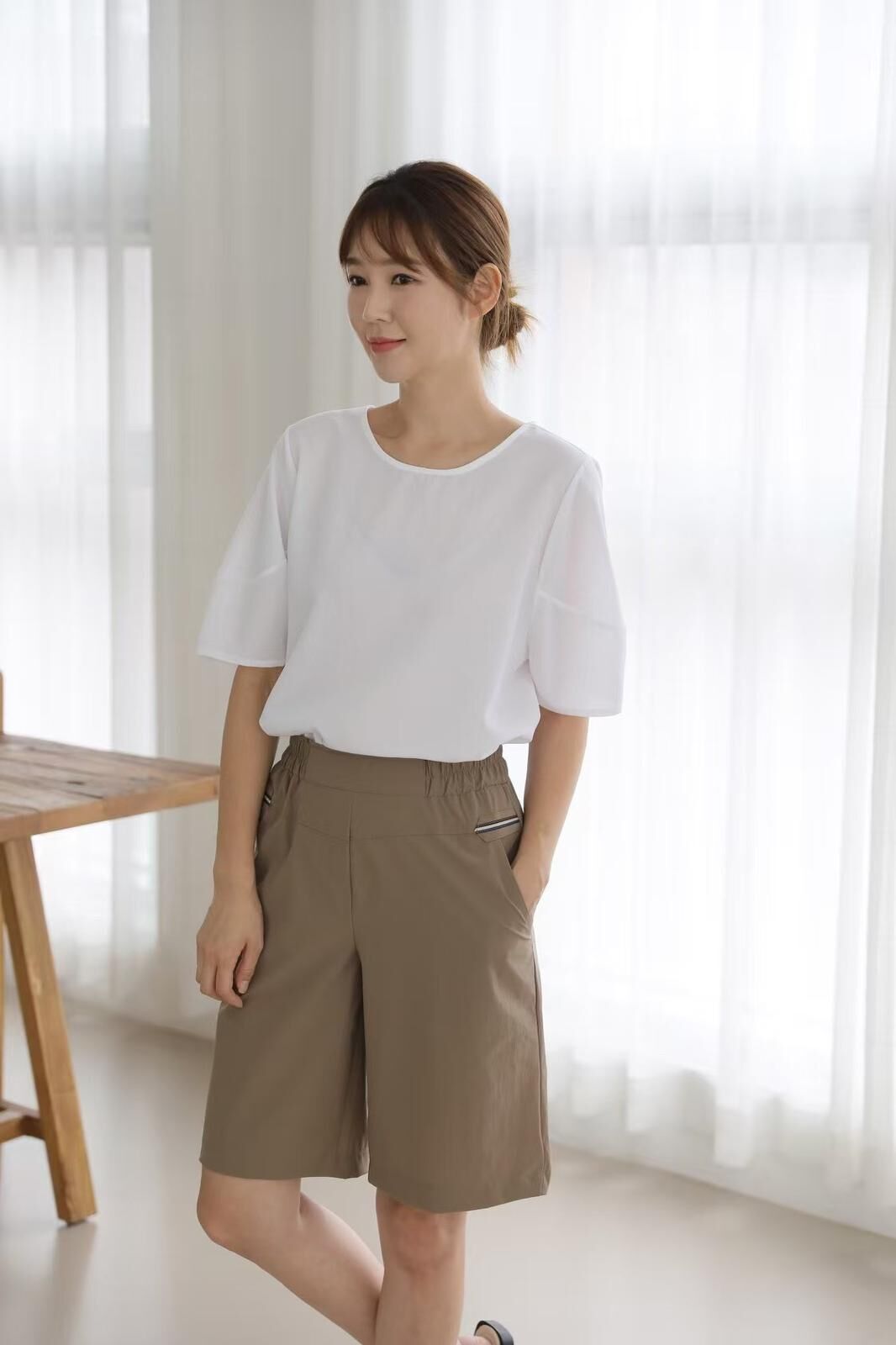 韓國高質彈性短褲HOBAK～104W