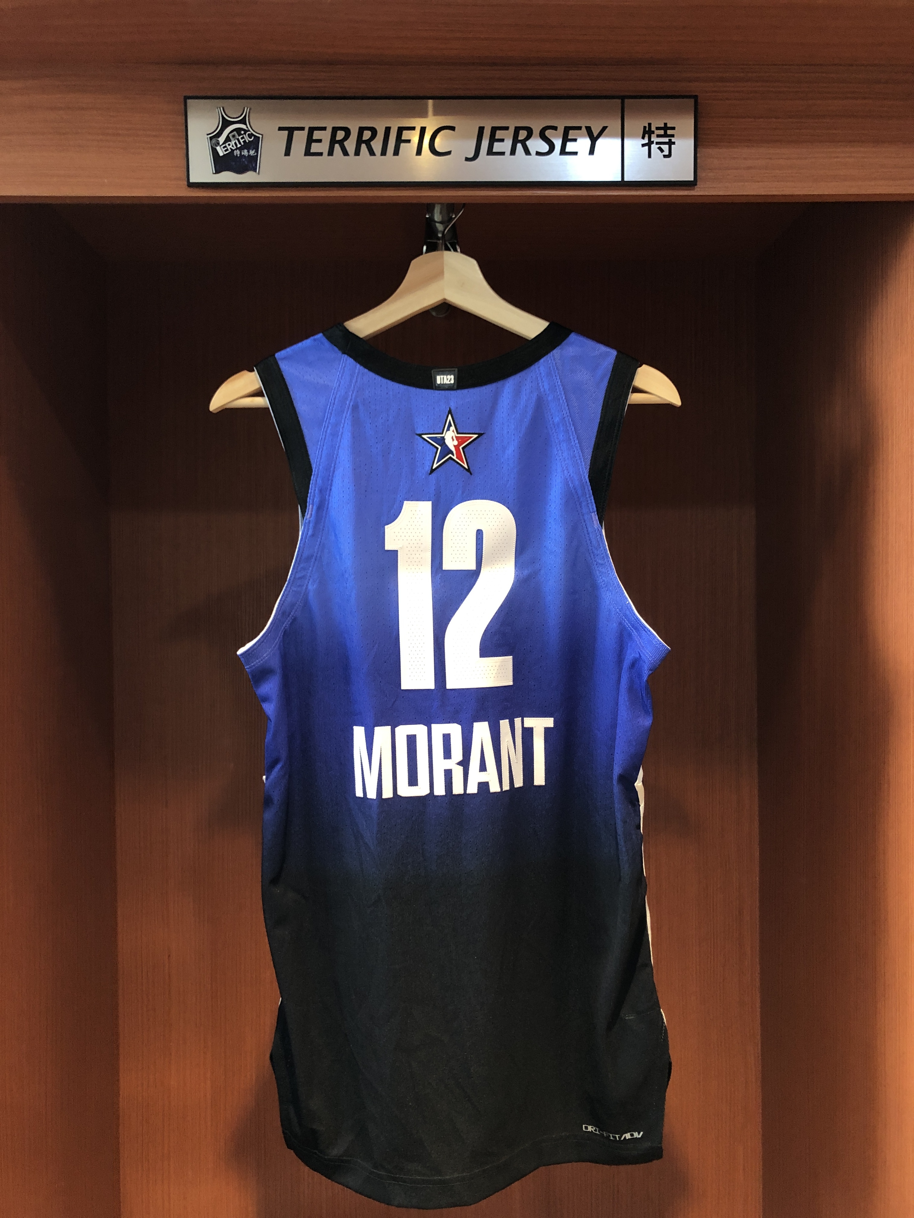 NBA球衣 Ja Morant 22-23 明星賽 黑藍 All Star Jordan Authentic 球員版 電繡 全新