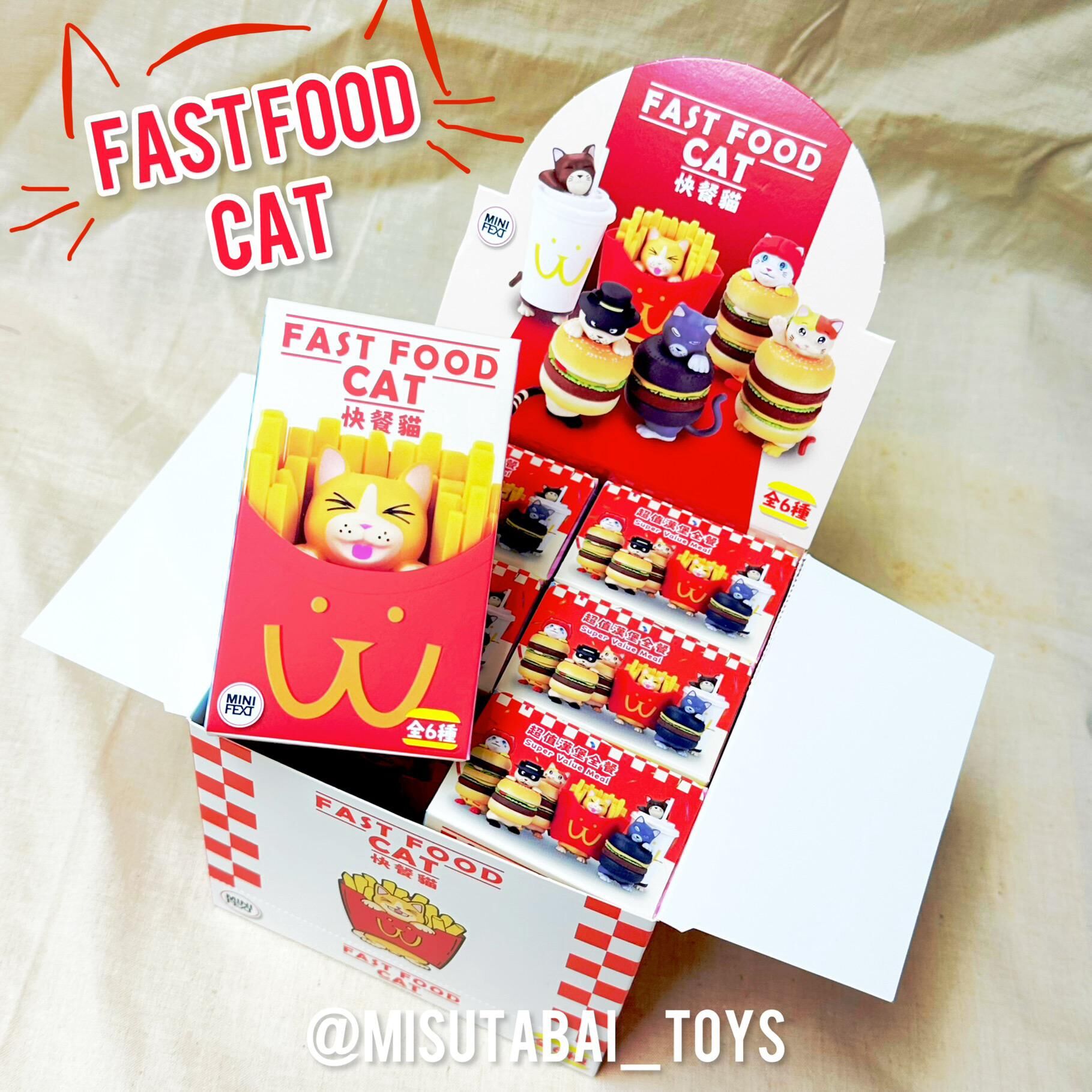 Fast Food Cat Blind box  ( FEXTHOBBY )