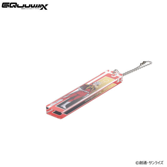 238013 Pbandai 預訂2025/11月 機動戦士Gundam GQuuuuuuX キャラクターイラスト ルームキー風アクリルチャーム シャア・アズナブル