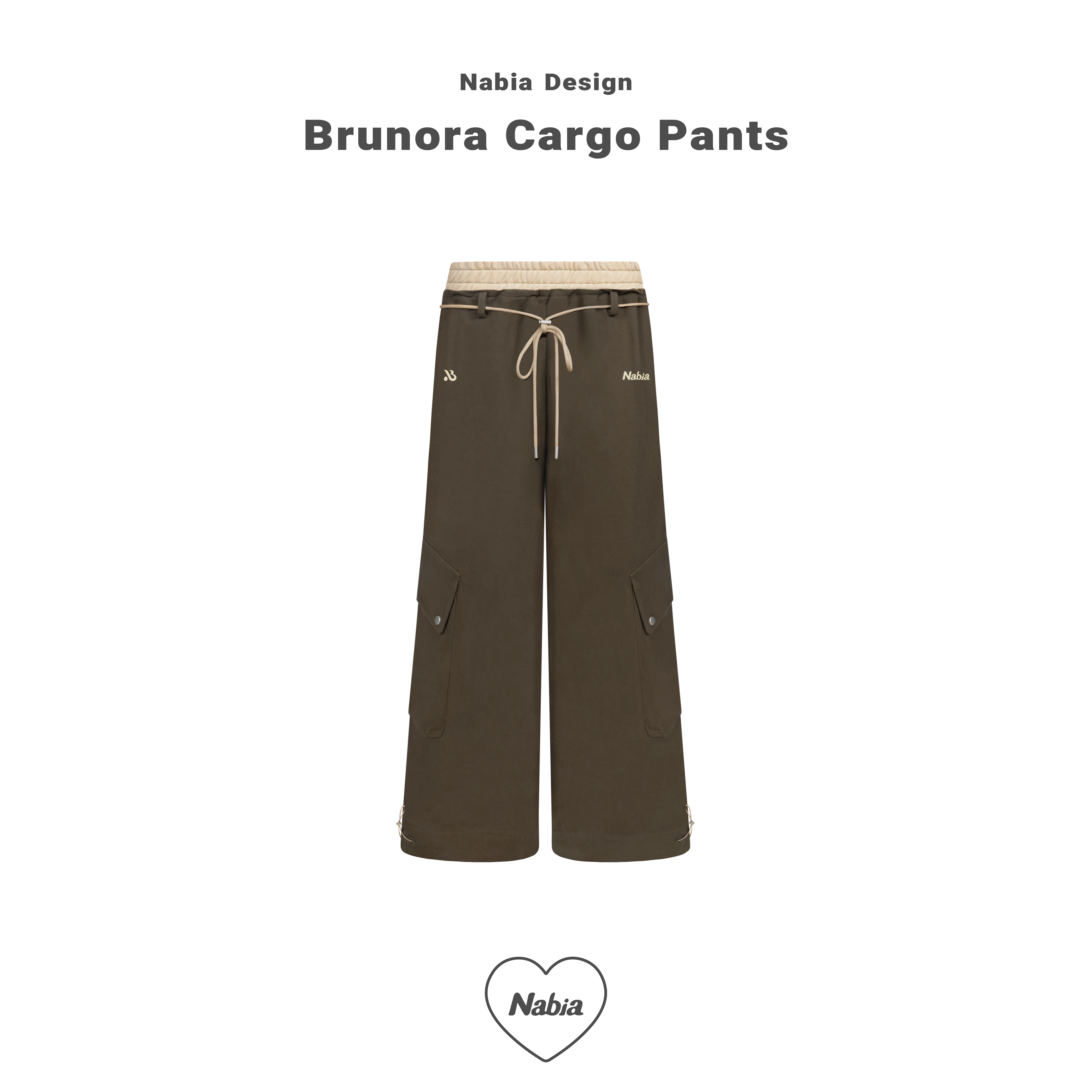 雙褲頭修身長腿寬褲