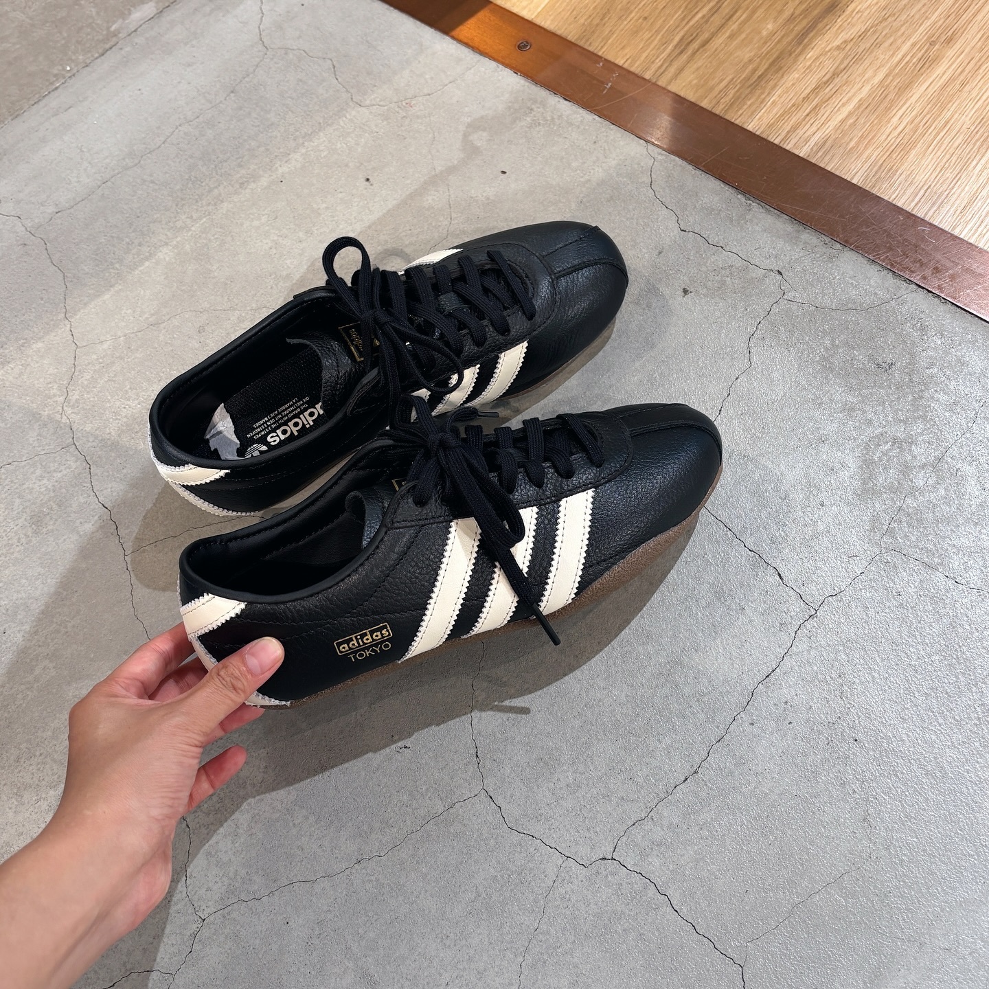 Adidas Originals Tokyo 日本限定 東京 黑巧克力 奶油色 皮革 生膠 薄底 復古鞋 JQ0598