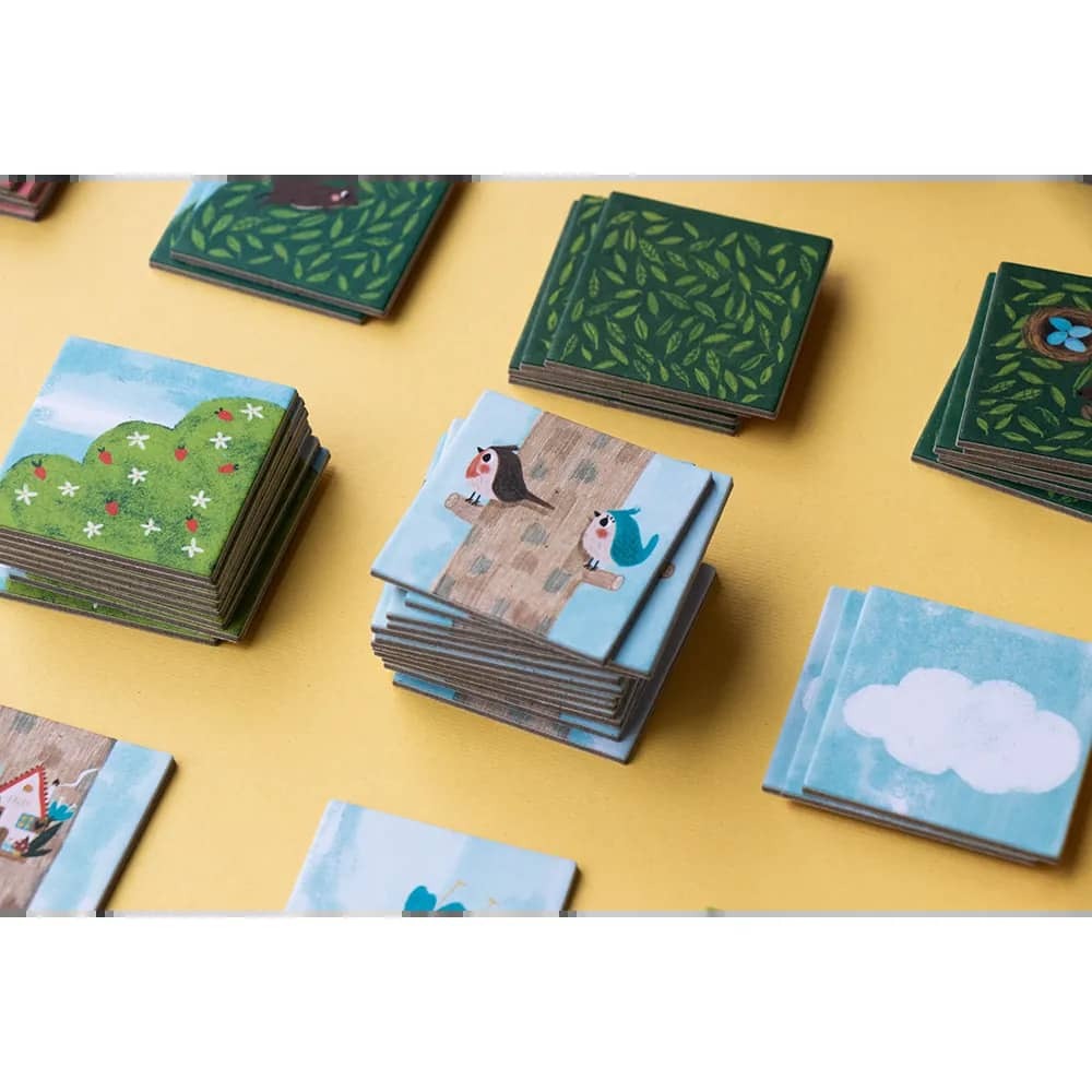 Londji仙女與巫師策略遊戲，插畫家Canseixanta設計，68張森林牌卡，畫風可愛