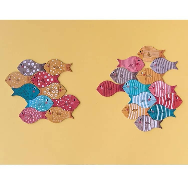 Londji鯨魚和魚益智遊戲，增強創造力和想像力