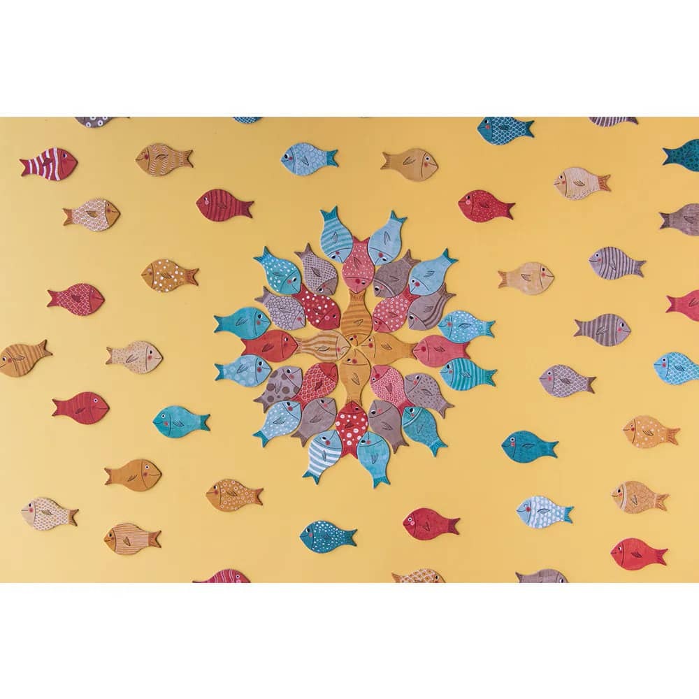 Londji鯨魚和魚益智遊戲，創造個人專屬的曼陀羅藝術