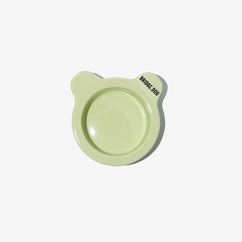 BRIDGE. DOG TOY 泰迪陶瓷碗 (開心果綠)