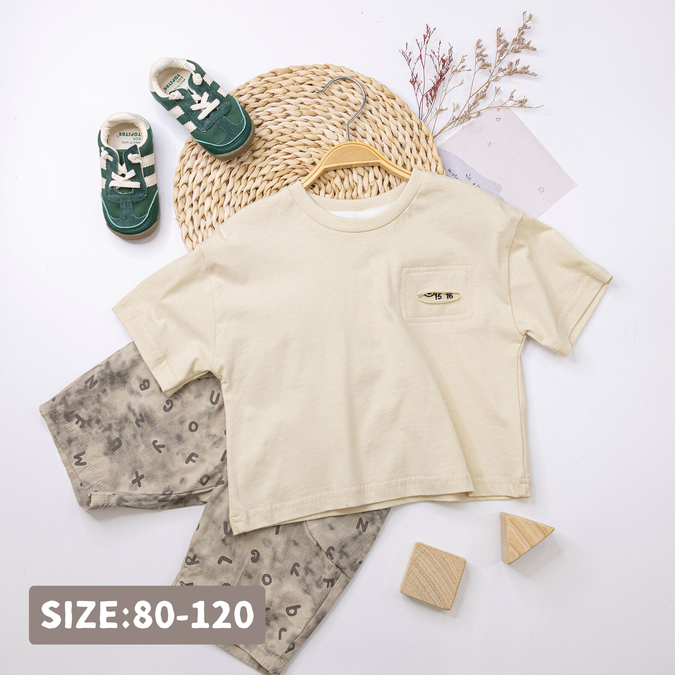 【H50751】數字躲貓貓設計上衣