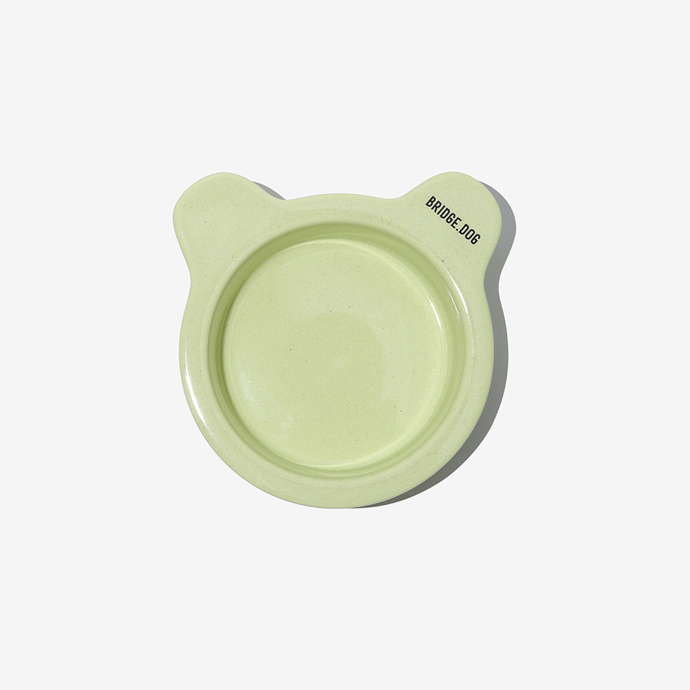 BRIDGE. DOG MINI 泰迪陶瓷碗 (開心果綠)