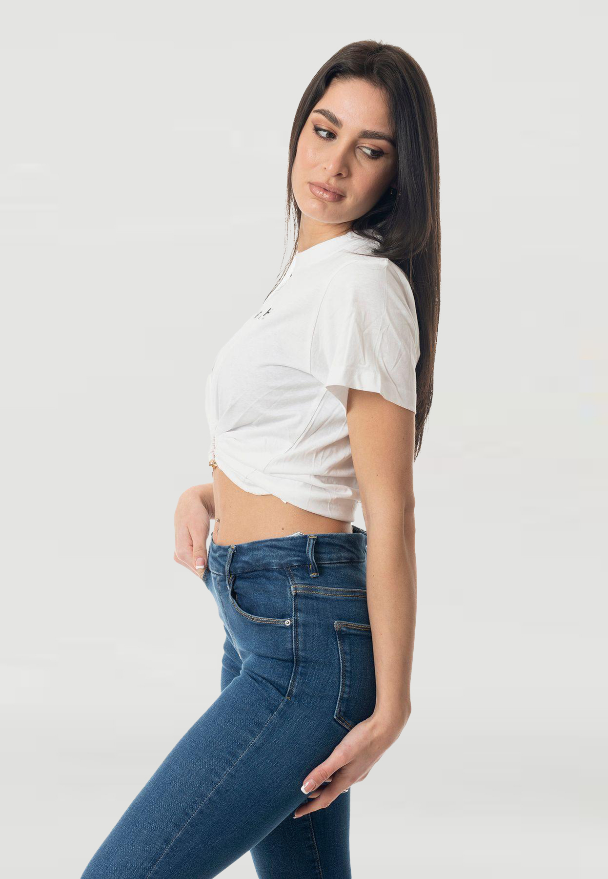 【RICHMOND X】鐵環飾品女短T