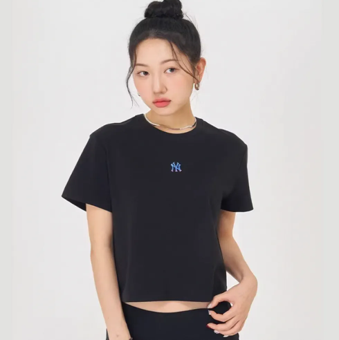 【直播】MLB LL062544 女裝短款短袖上衣