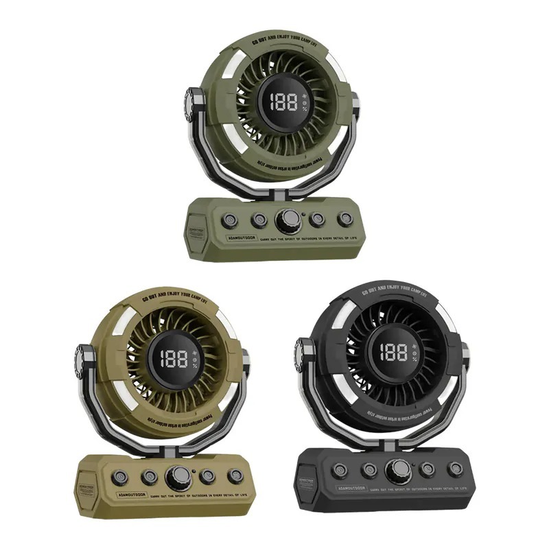 ADAM 無線DC充電式擺頭循環扇