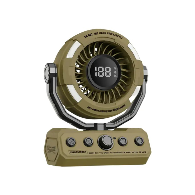 ADAM 無線DC充電式擺頭循環扇