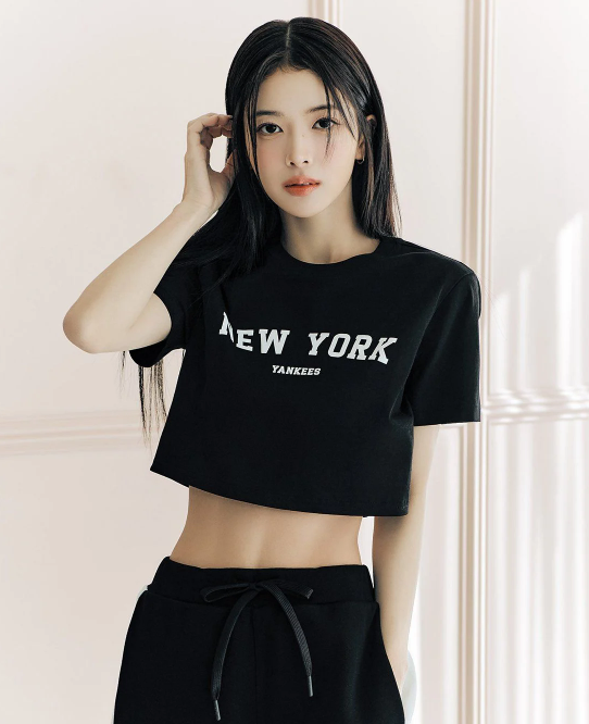 【直播】MLB LL062547 女裝短款短袖上衣