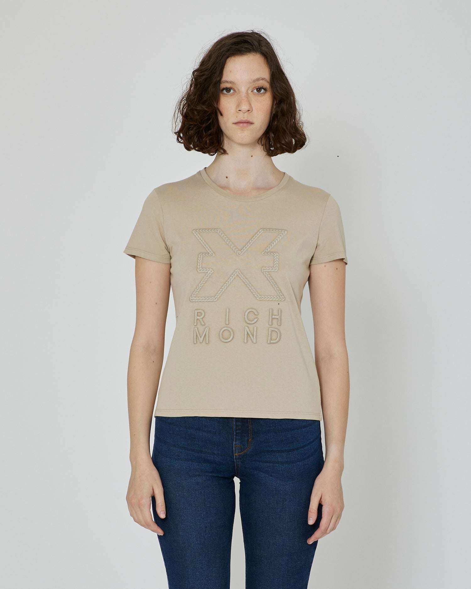 【RICHMOND X】刺繡大LOGO短T