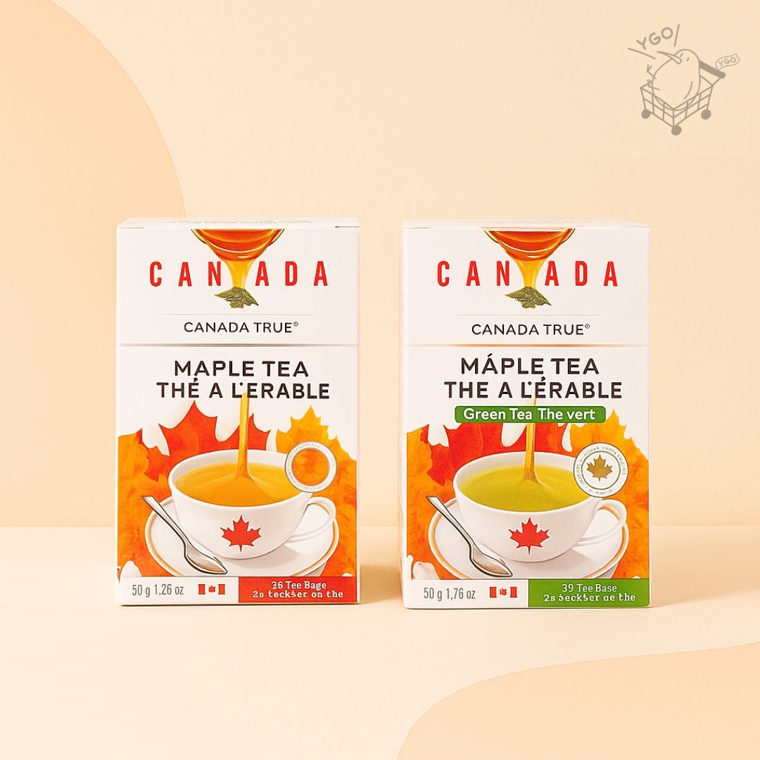 Canada True 新包裝 楓糖紅茶 & 綠茶 - 25入