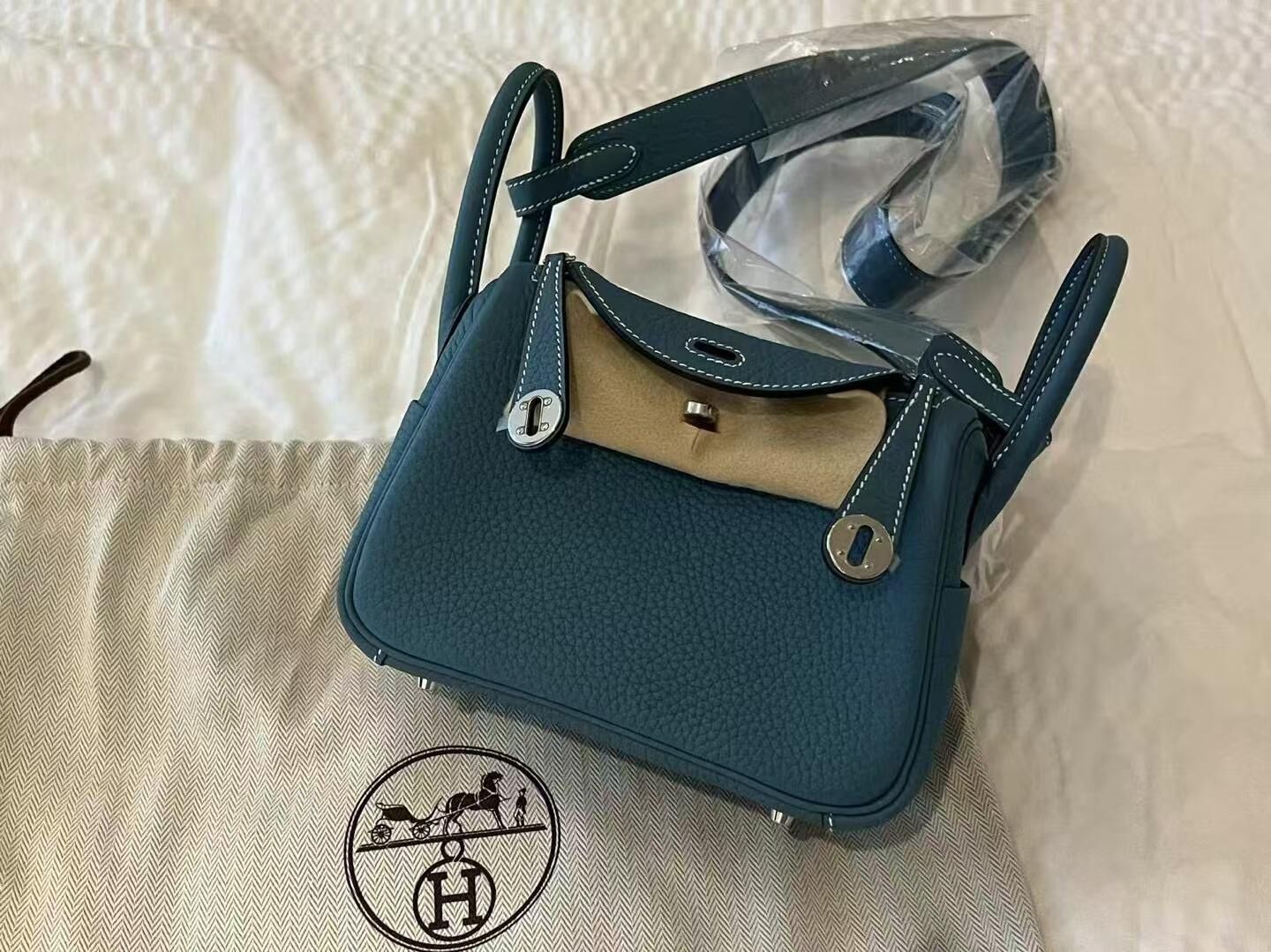 Lindy mini II D2 new bleu jean ck tc W（二代：肩帶長92cm)