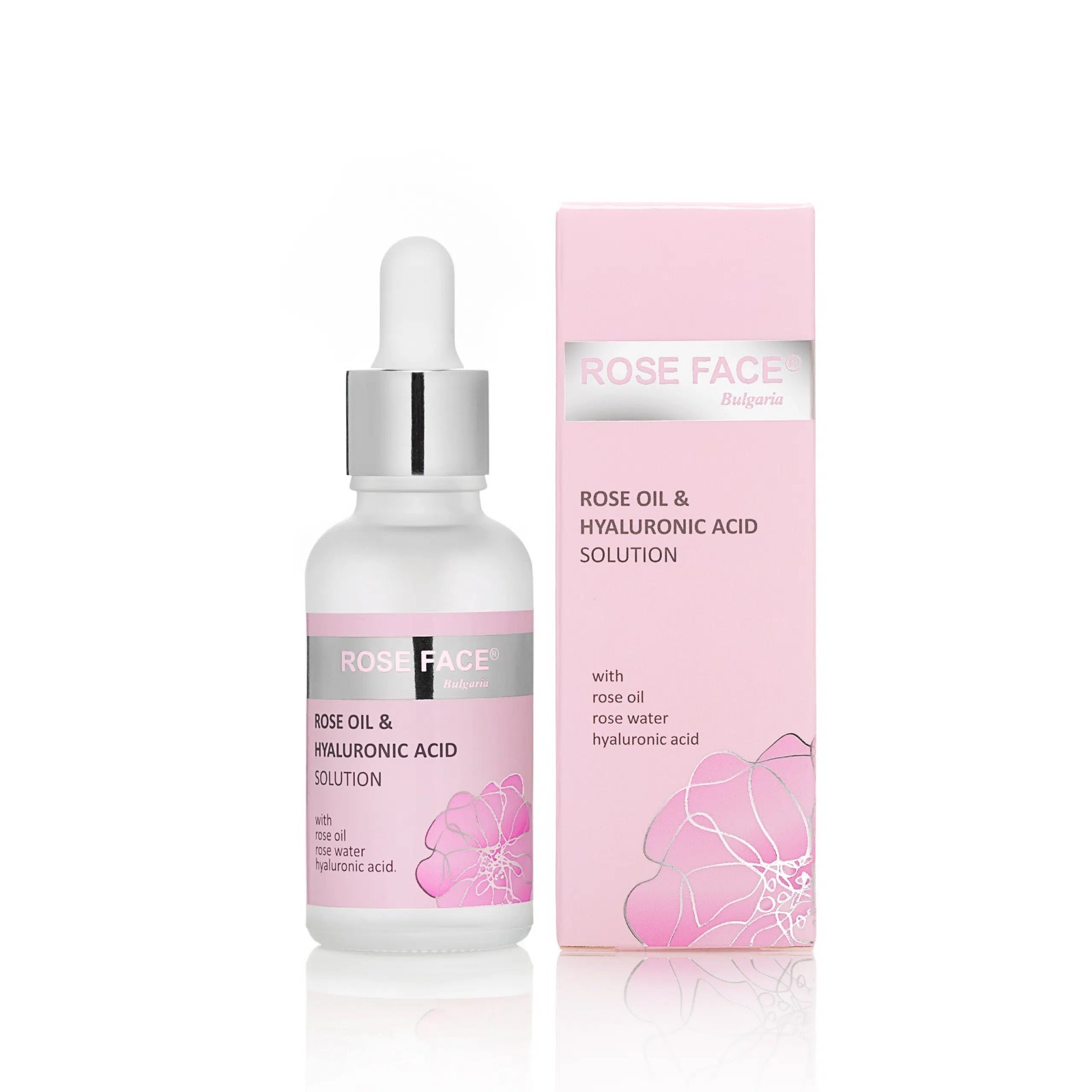 Rose Face Rose Oil & Hyaluronic Acid Solution 玫瑰精油玻尿酸精華 30ml