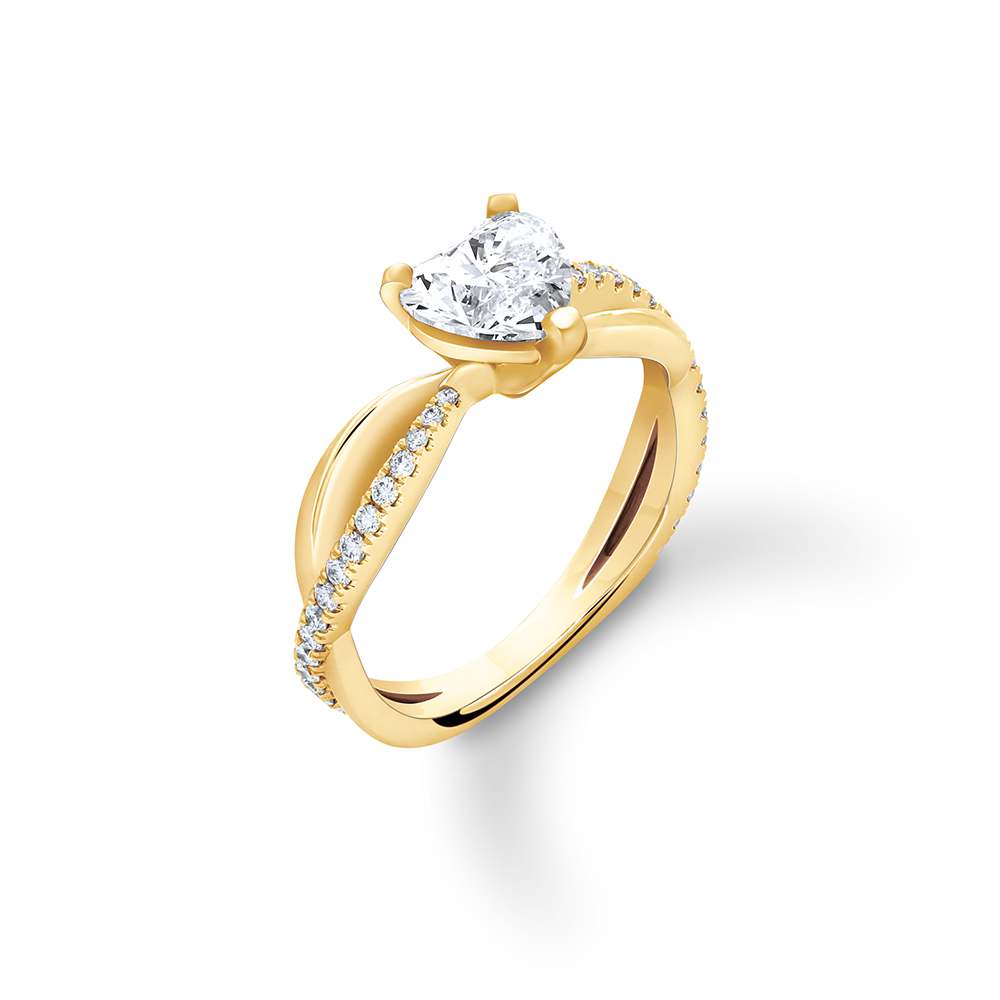 向星光許願 — GIA1克拉心形鑽戒