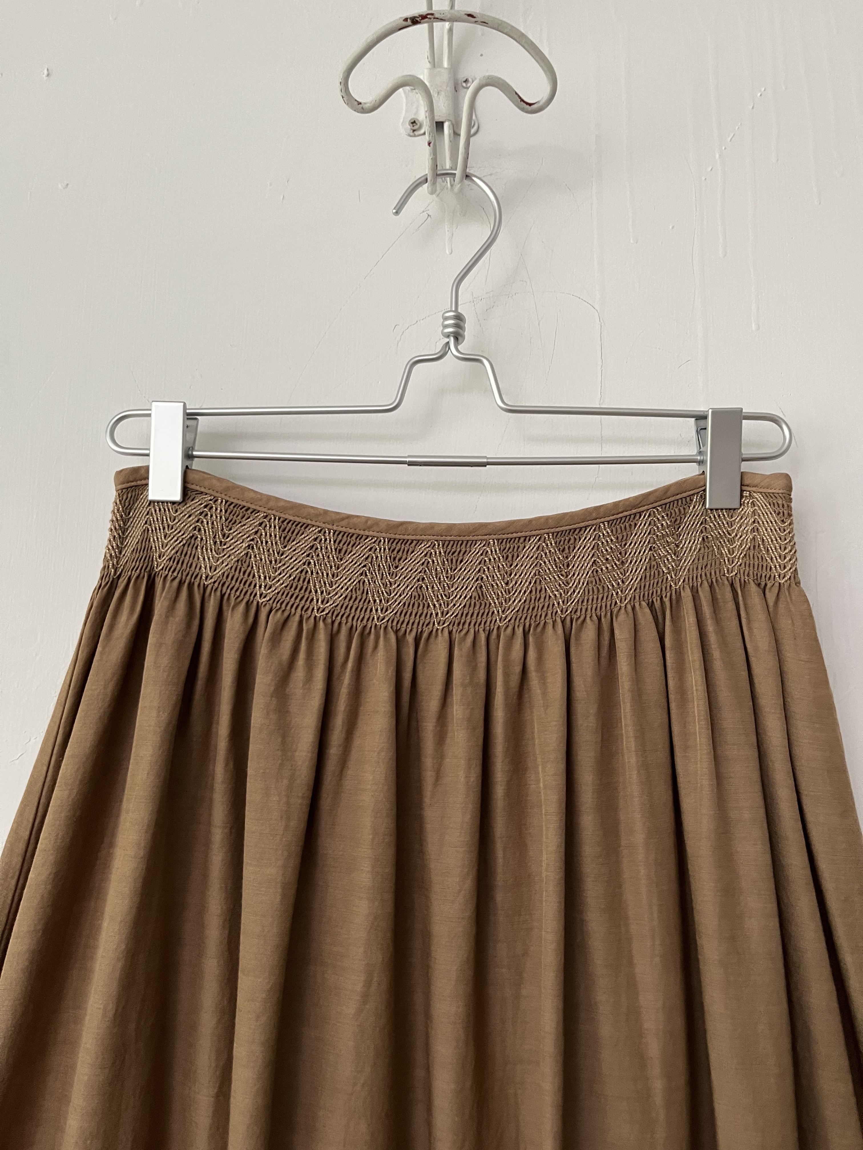日本製Yuni啡色半節裙