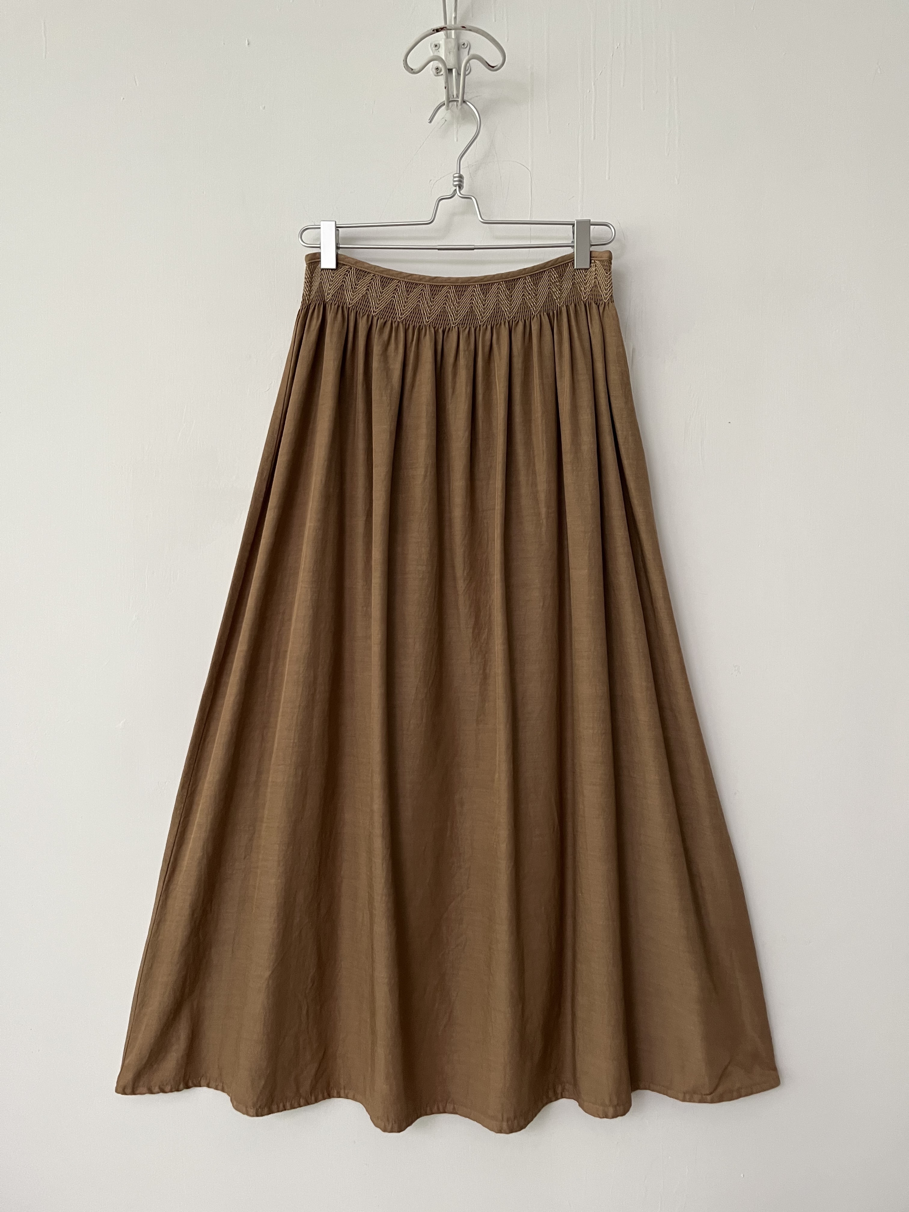日本製Yuni啡色半節裙
