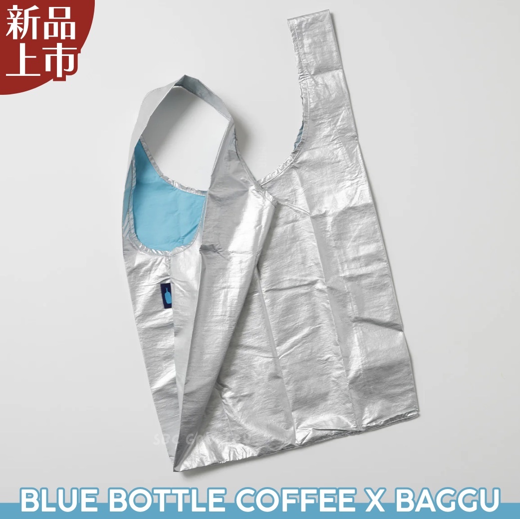 【新品預購】𝗕𝗹𝘂𝗲 𝗕𝗼𝘁𝘁𝗹𝗲 𝗫 𝗕𝗔𝗚𝗚𝗨 環保收納購物袋