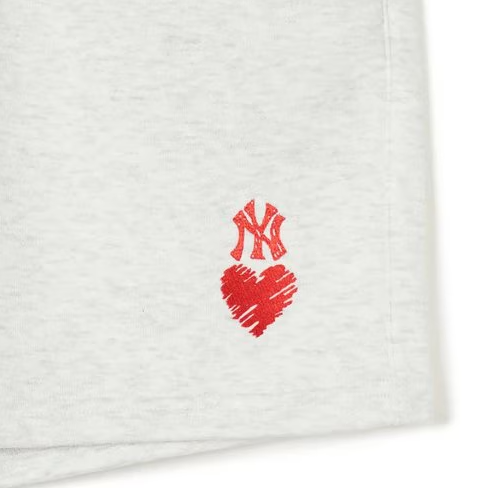 【直播】MLB LL0625708 心心LOGO短褲