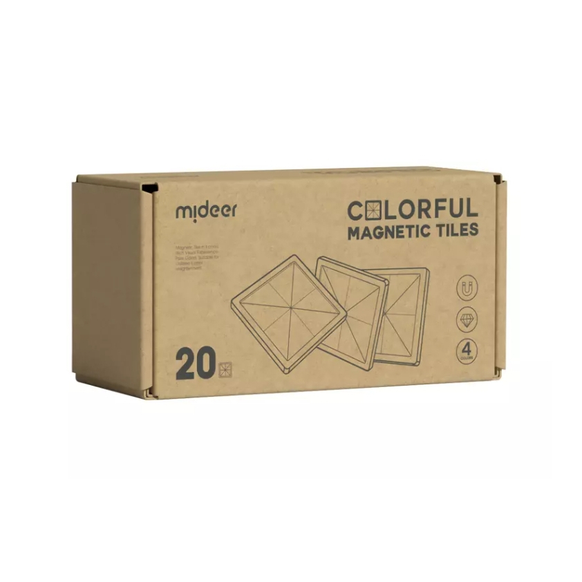 【樂森藥局】mideer 多彩透光磁力片補充包20pcs／片（冷色／暖色）