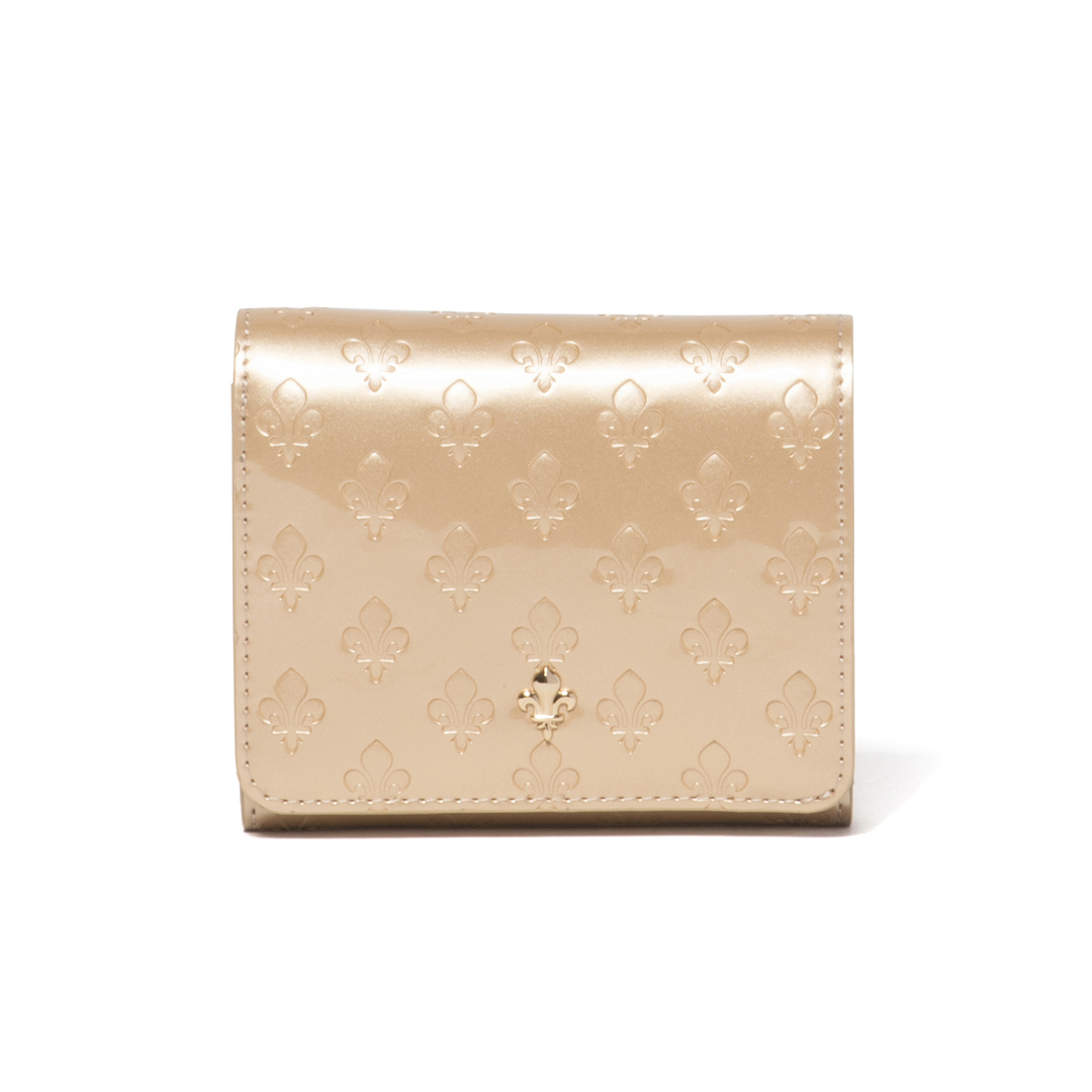 Patrick Cox Glitter Lily Folded Wallet (Gold)