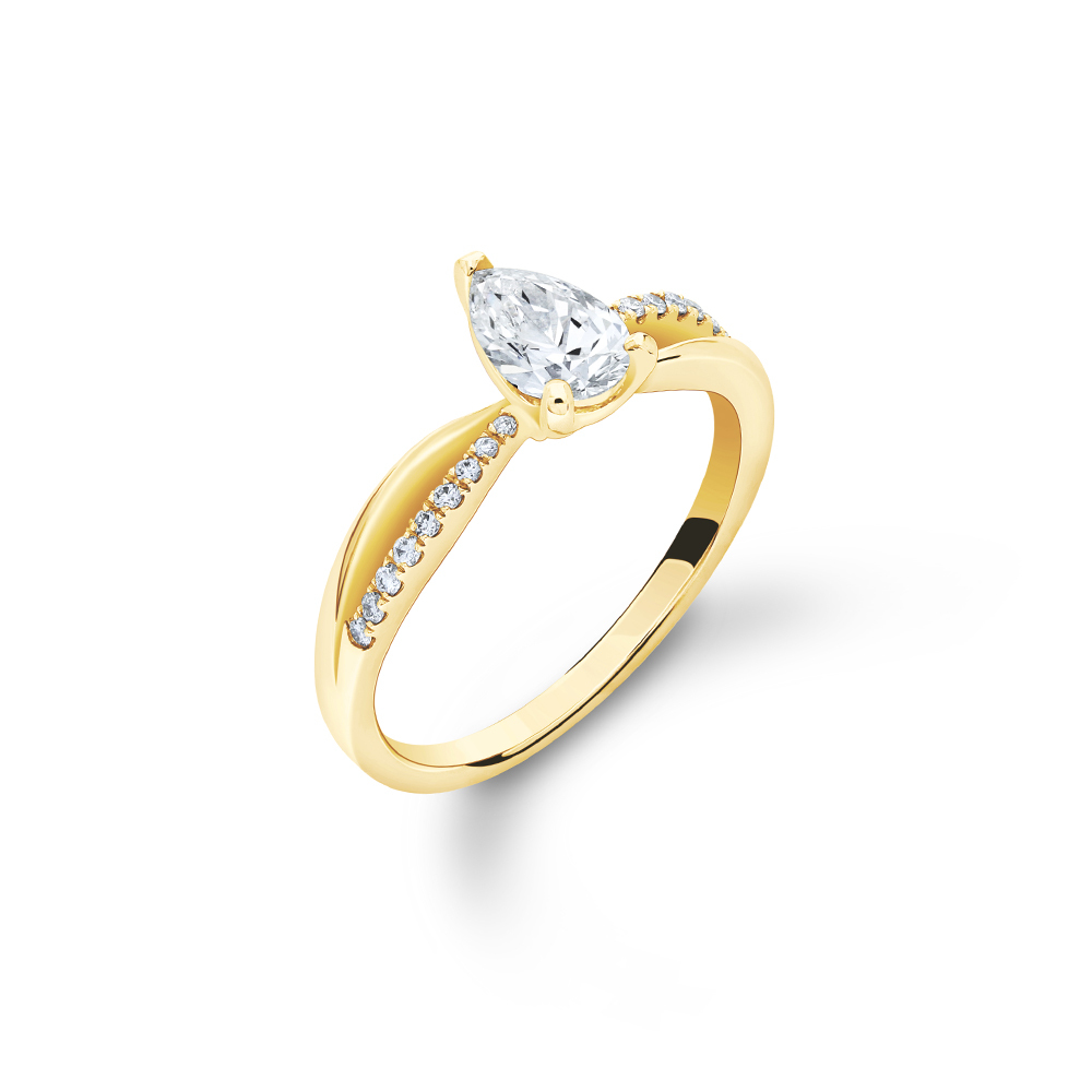 向星光許願 － GIA50分水滴形鑽戒
