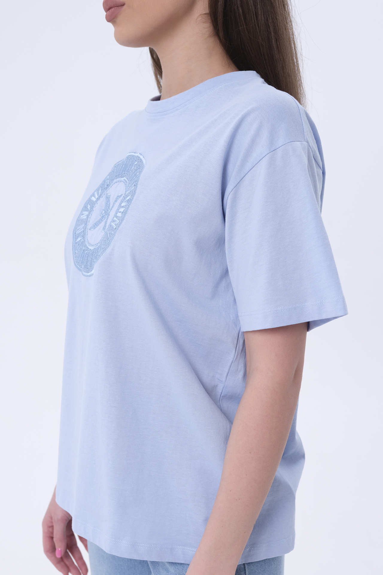 【RICHMOND X】圓標LOGO女短T