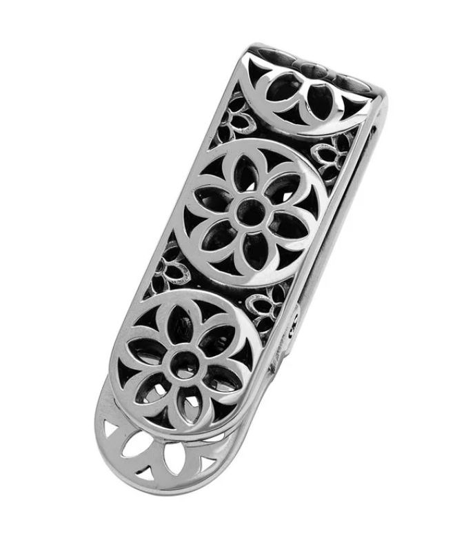 Cream Dream Money Clip, Sterling