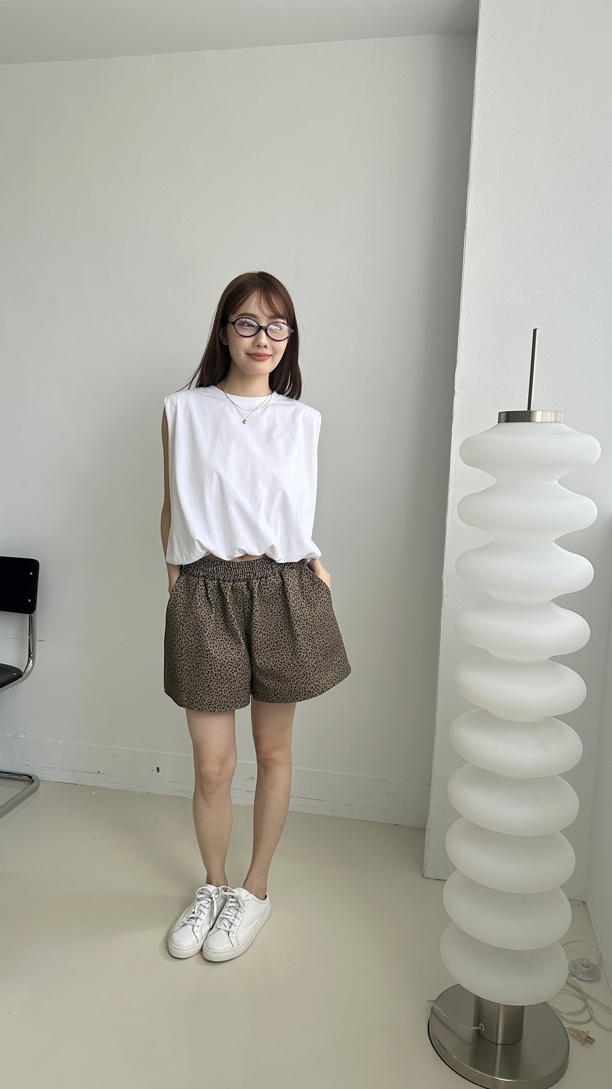 (現貨) 完美版型Jennie豹紋短褲❘ myutea ❘ 25J15