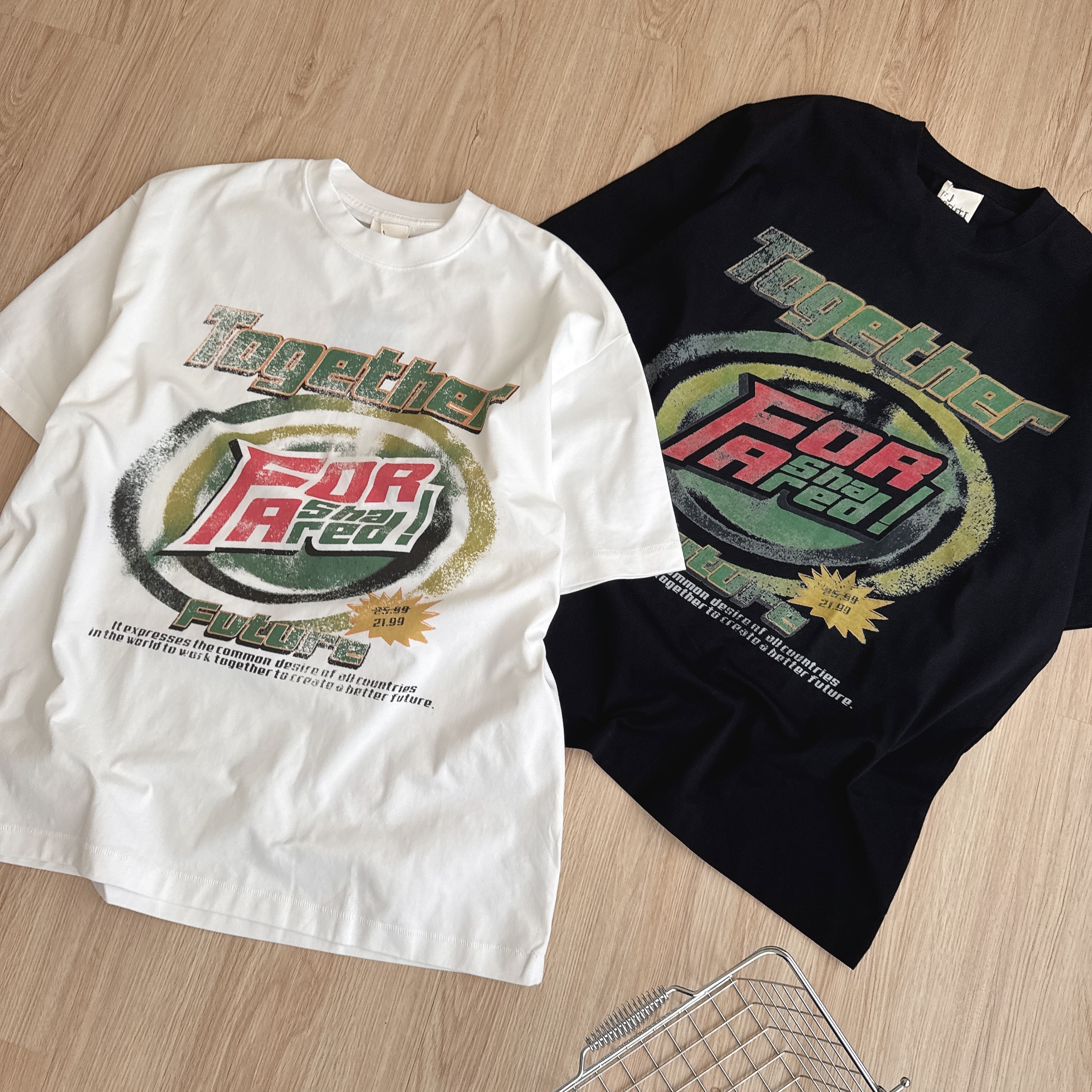 1200!!（現貨）SBE001 美式 復古 噴漆感 Y2K SORONA 涼感短T