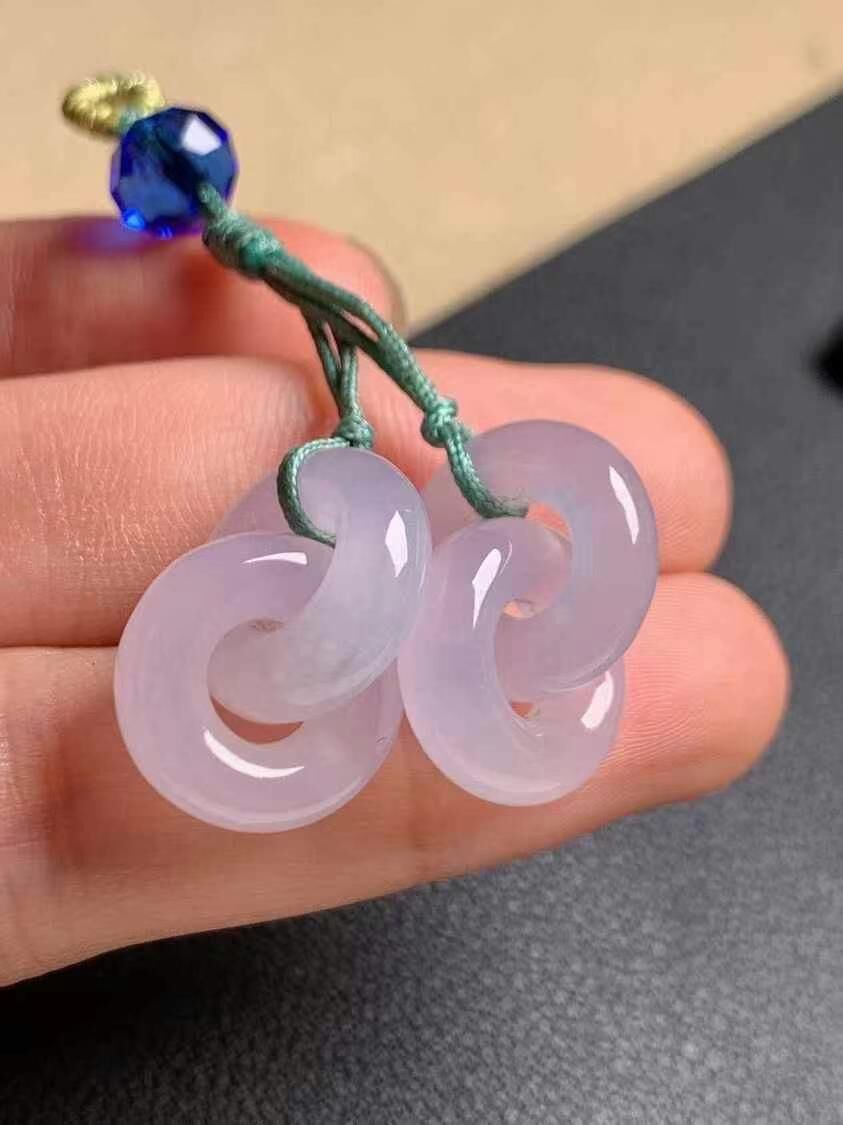 翡翠環環相扣,天然翡翠A玉, 緬甸玉, Jade, Jadeite